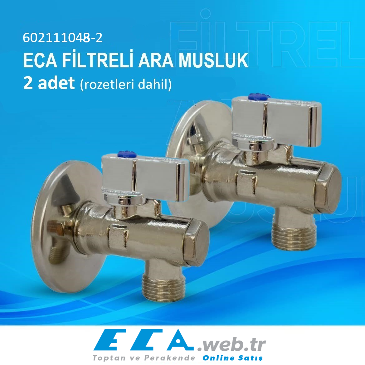 Kampanyalı Eca Filtreli Ara Musluk (2 adet) 602111048-2